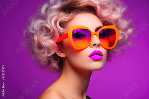 Glamorous Woman in Sunglasses