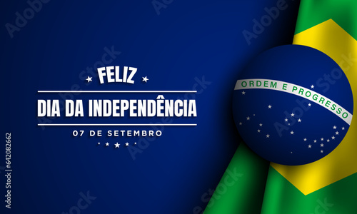 Brazil Independence Day Background Design.