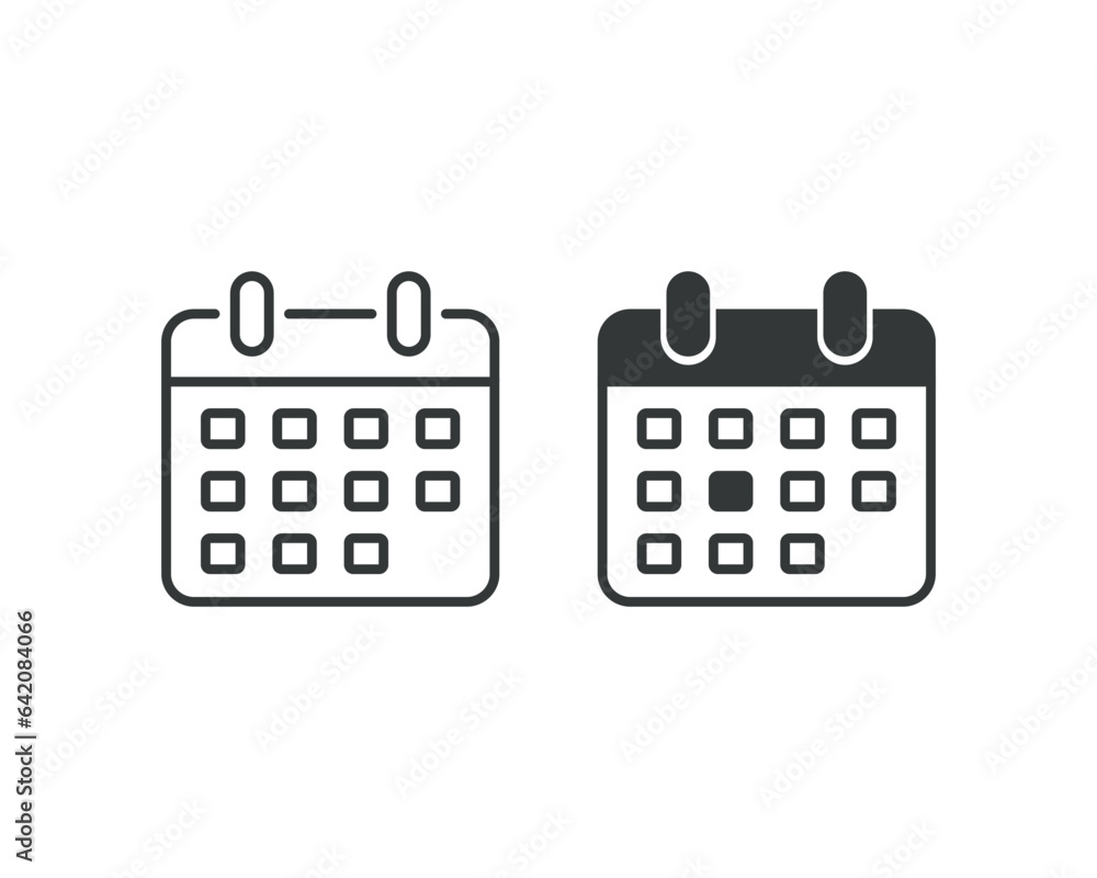 Calendar icon vector illustration. Date on isolated background. Schedule sign concept. Calendar icon vector illustration. Date on isolated background. Schedule sign concept.
