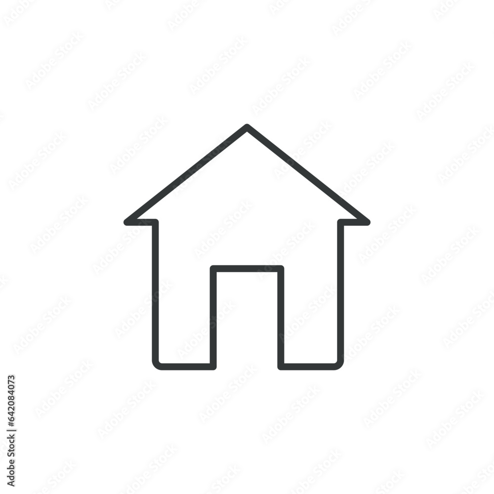 Address icon vector illustration. House on isolated background. Home sign concept. Address icon vector illustration. House on isolated background. Home sign concept.