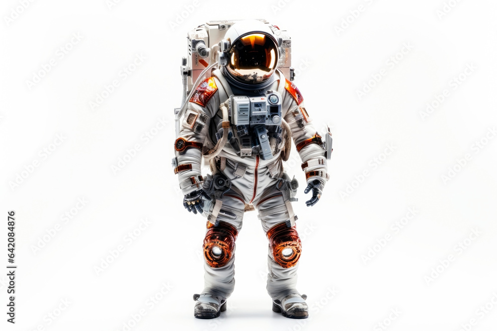 Fototapeta premium Astronaut on a light background. Generative AI