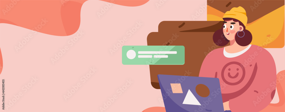 Business people working in flat vector concept operation hand drawn illustration Business people working in flat vector concept operation hand drawn illustration
