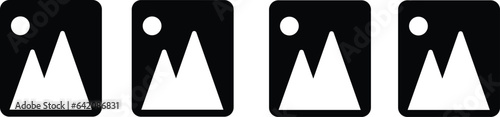 Picture vector icon. Picture icons set. 