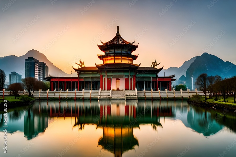 forbidden city at night