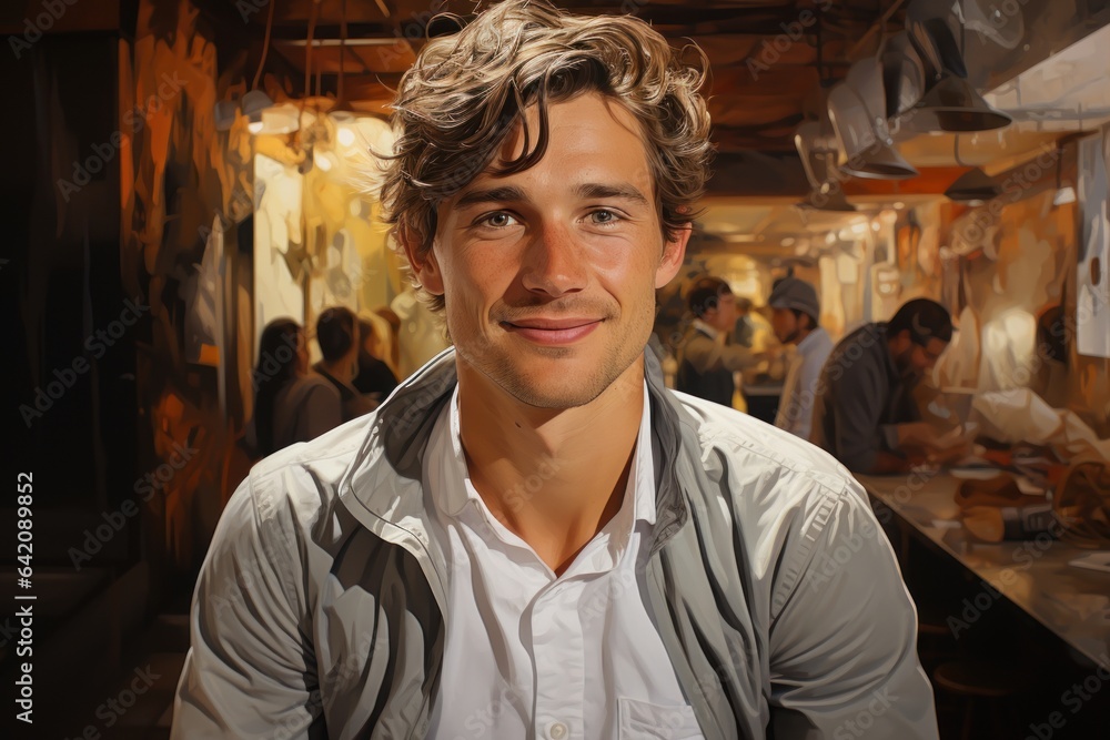 Obraz premium portrait of handsome man