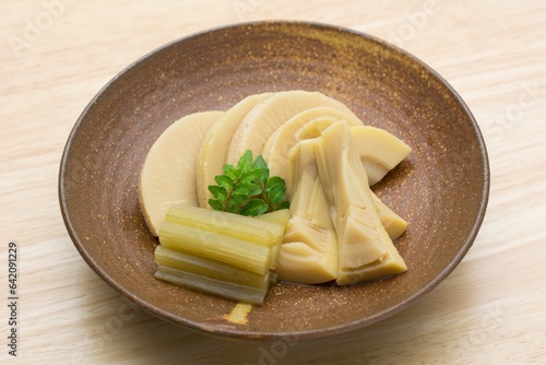 Cuadro en lienzo 筍と蕗の煮物