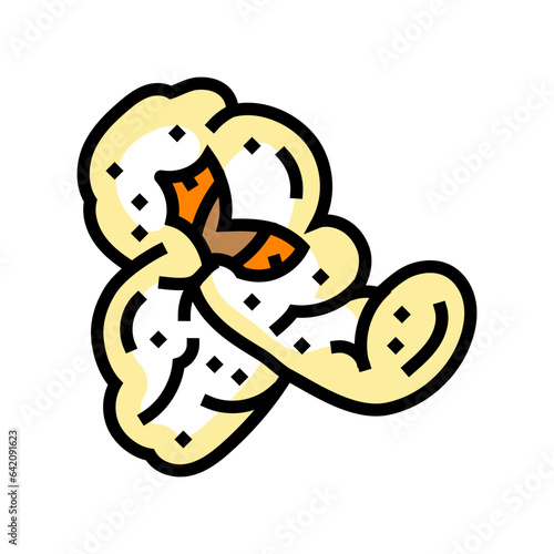 popcorn white pop color icon vector. popcorn white pop sign. isolated symbol illustration