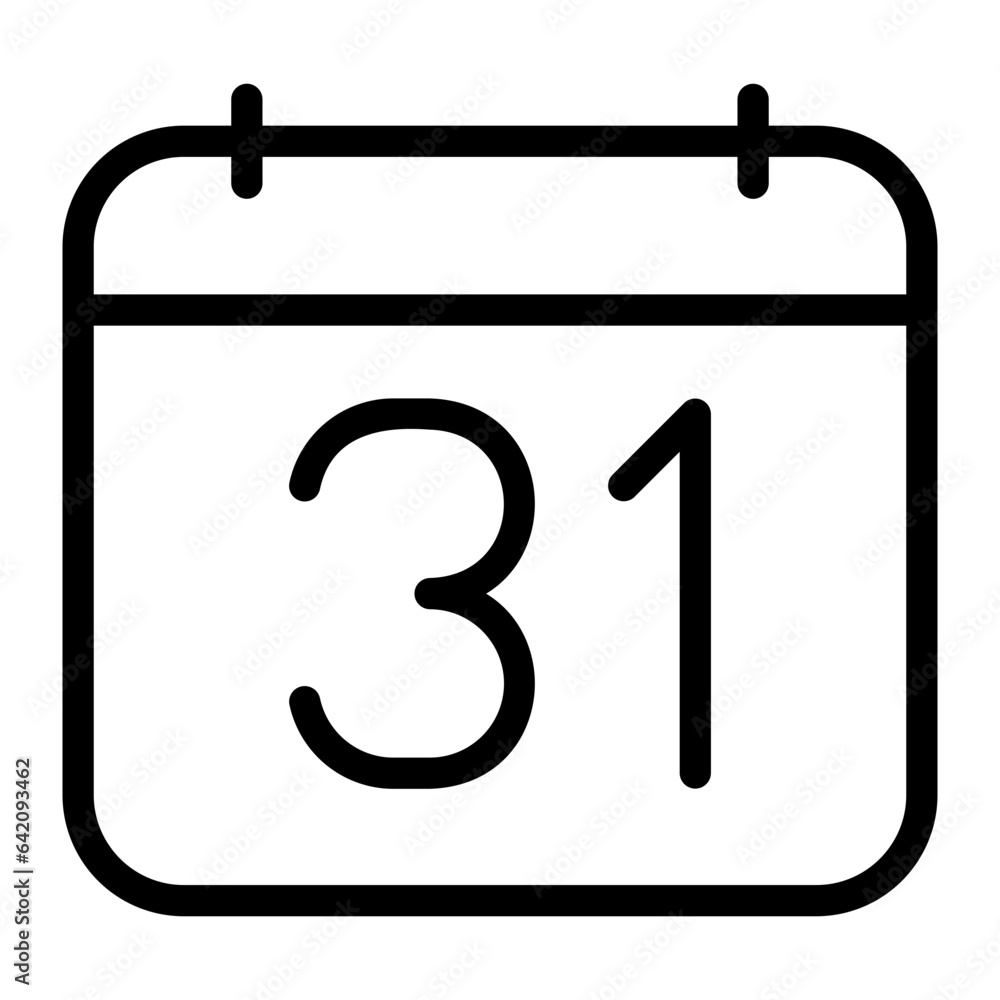 calendar line icon calendar line icon