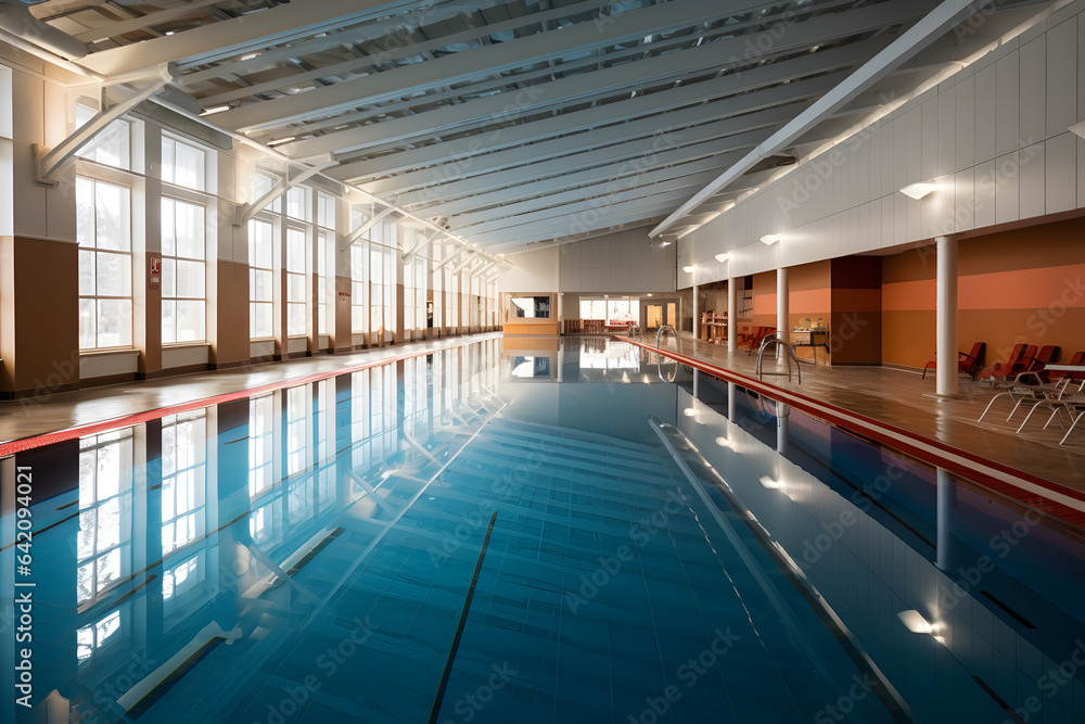 Obraz premium Indoors swimming pool