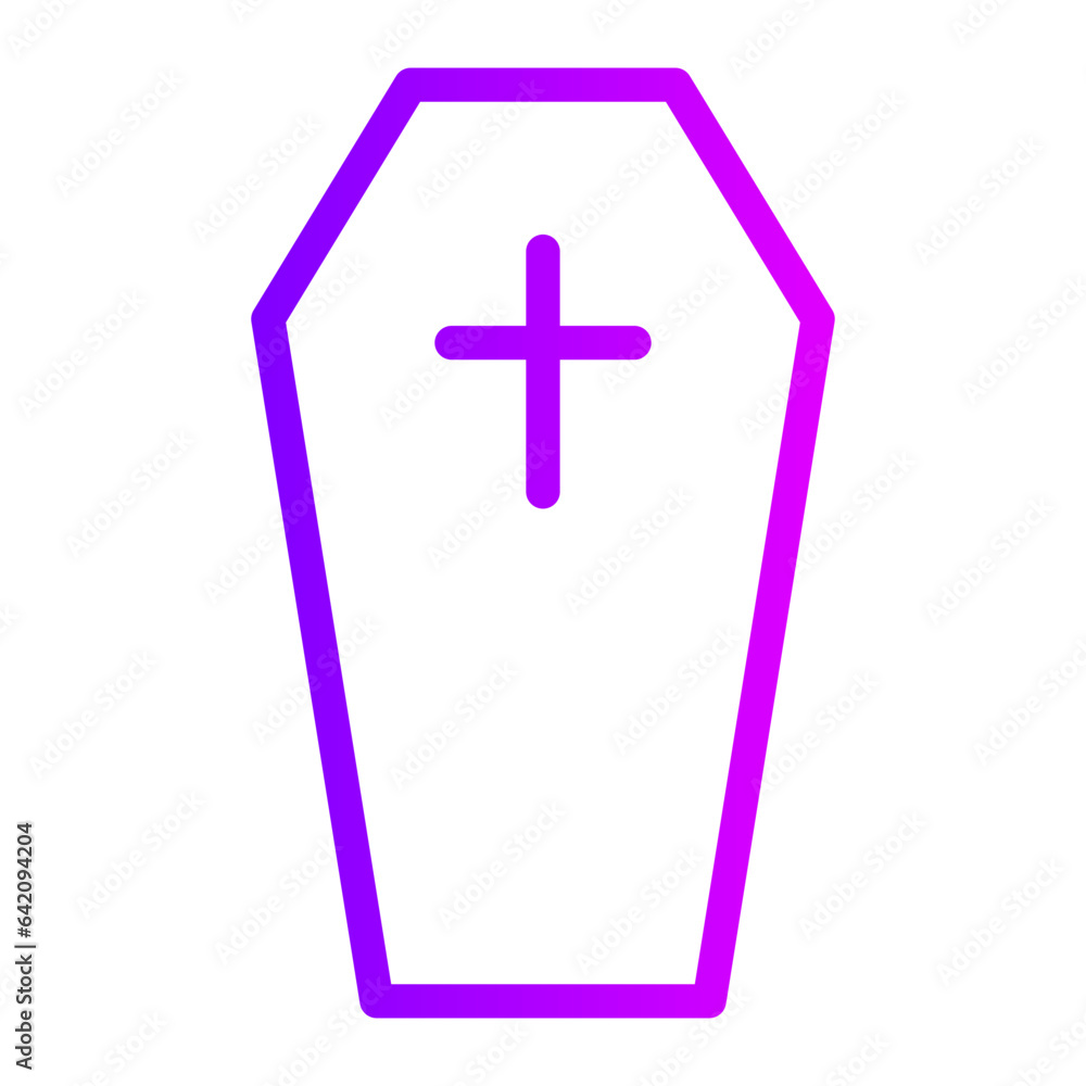 Obraz premium catholic gradient icon