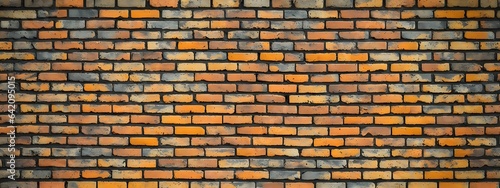 Yellow brick wall background 