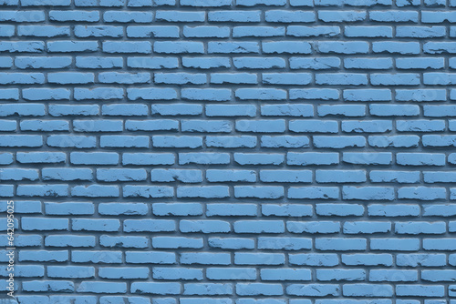 Blue brick wall stone texture background for design 