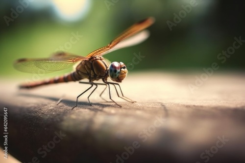 Dragonfly perched on stalk  © Владимир Германович