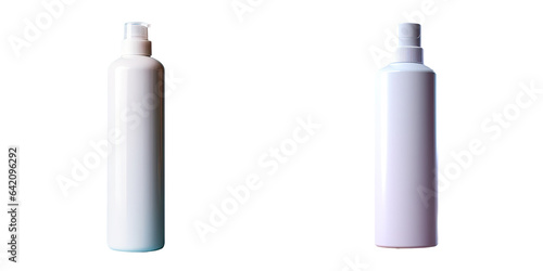 Bottle of hair products on a transparent background