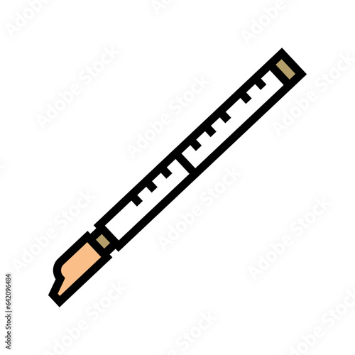 taoist flute taoism color icon vector. taoist flute taoism sign. isolated symbol illustration