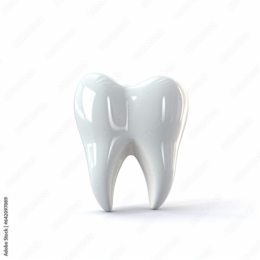 tooth on white background tooth on white background