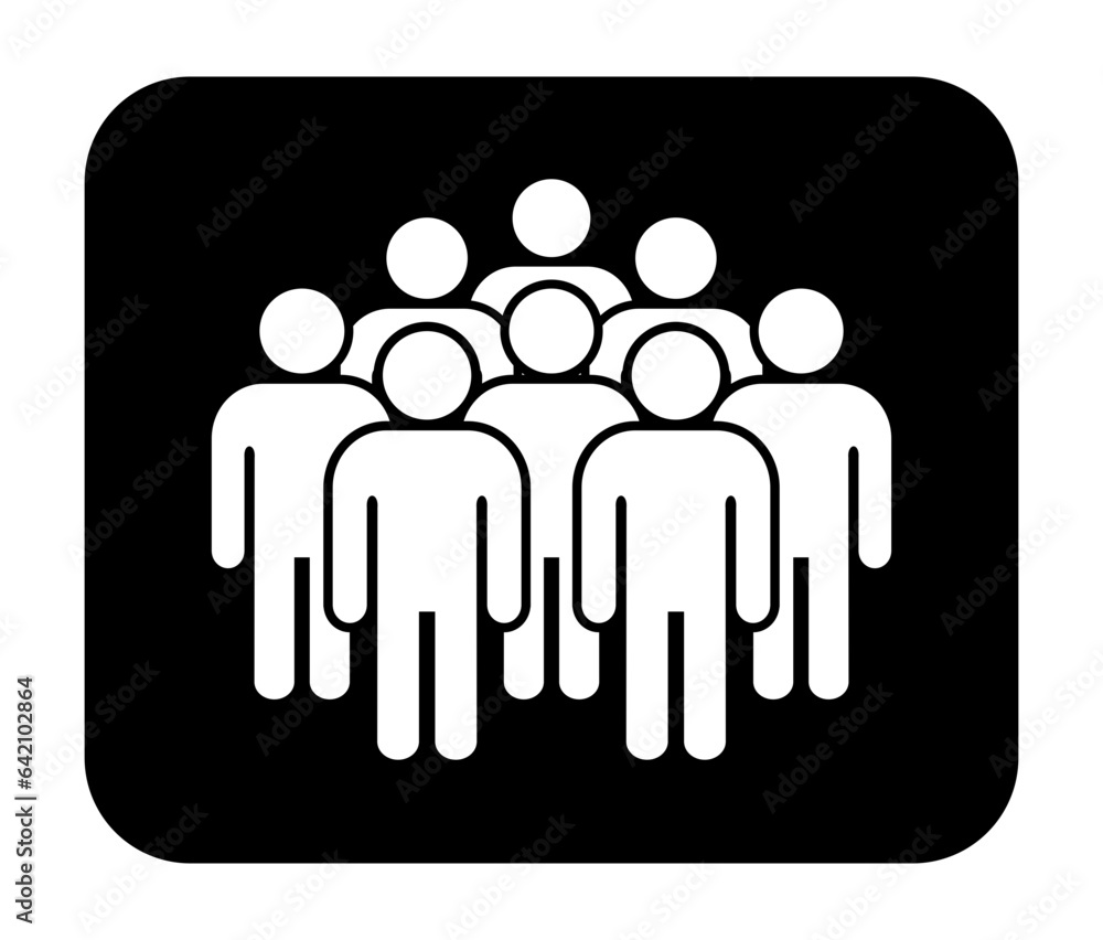 Symbol, ikona ludzi. Plik wektorowy. Symbol, ikona ludzi. Plik wektorowy.