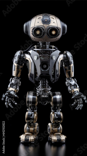 ai generated illustration full length of futuristic modern robot © maylim