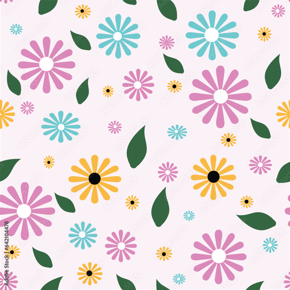 Flower  Seamless  Pattern , Flower Pattern vector