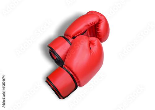 boxing gloves isolated on white background. This has clipping path.  © Sanit