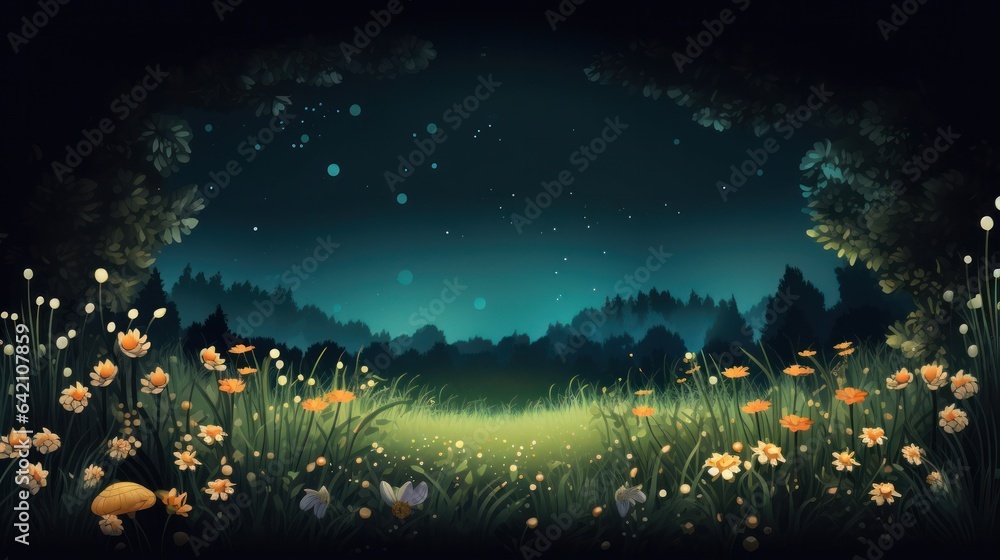 Fototapeta premium design template for gardens with flowers and plants