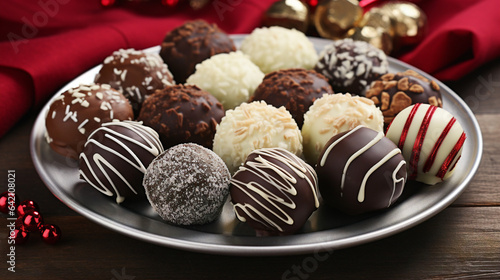 christmas food chocolates Generative AI