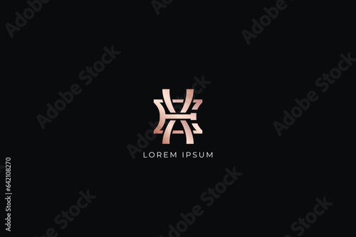 Ex letter modern style fashion brand luxury style design modern style creative golden wordmark design typography illustration, xe wordmark, ex logo