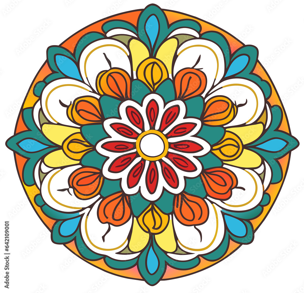 mandala abstract floral background mandala abstract floral background