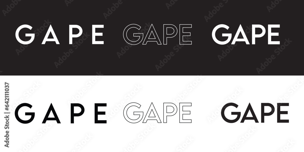 GAPE t-shirt design GAPE t-shirt design