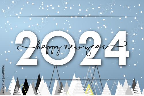 2024 - happy new year - best wishes 2024 background