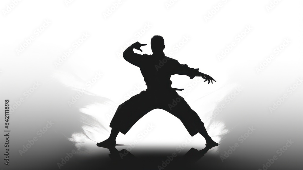 Design template for martial arts master