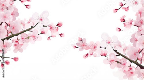 Design template for orchid flowers © Left