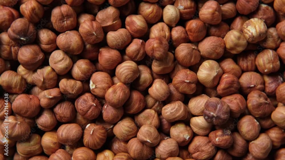 Hazelnuts harvest. Filbert photo wallpaper. Full frame of hazel. Cobnut background. Peeled brown nut kernels. Healthy organic bio products. Vegetarian, vegan and raw food. Back to nature. Healthy fat Hazelnuts harvest. Filbert photo wallpaper. Full frame of hazel. Cobnut background. Peeled brown nut kernels. Healthy organic bio products. Vegetarian, vegan and raw food. Back to nature. Healthy fat