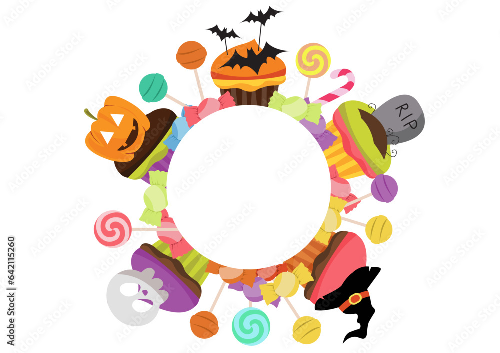 Fototapeta premium halloween frame