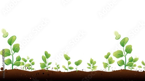 Design template for seedlings