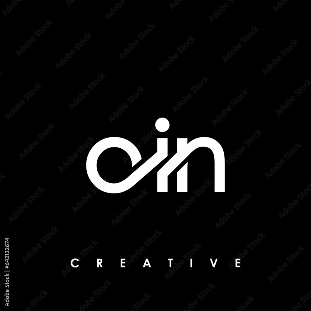 OIN Letter Initial Logo Design Template Vector Illustration OIN Letter Initial Logo Design Template Vector Illustration