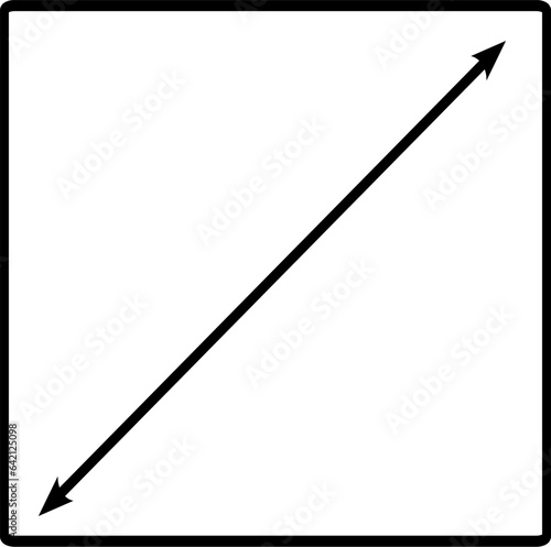 Area and dimension concept . Editable vector illustration.