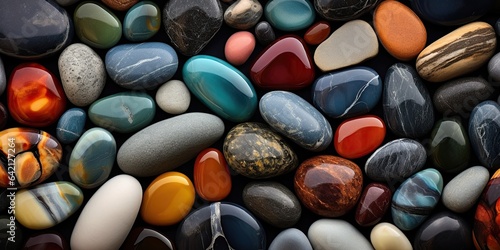 Beautiful colored stones background © Savinus