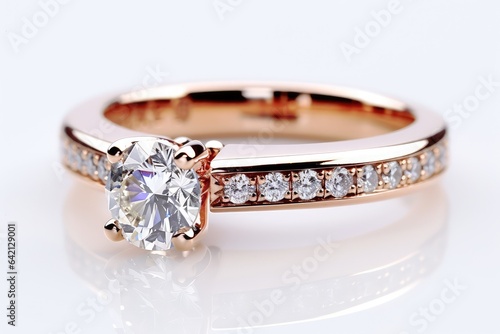 fashionable platinum ring jewelry shot for royal wedding generative ai