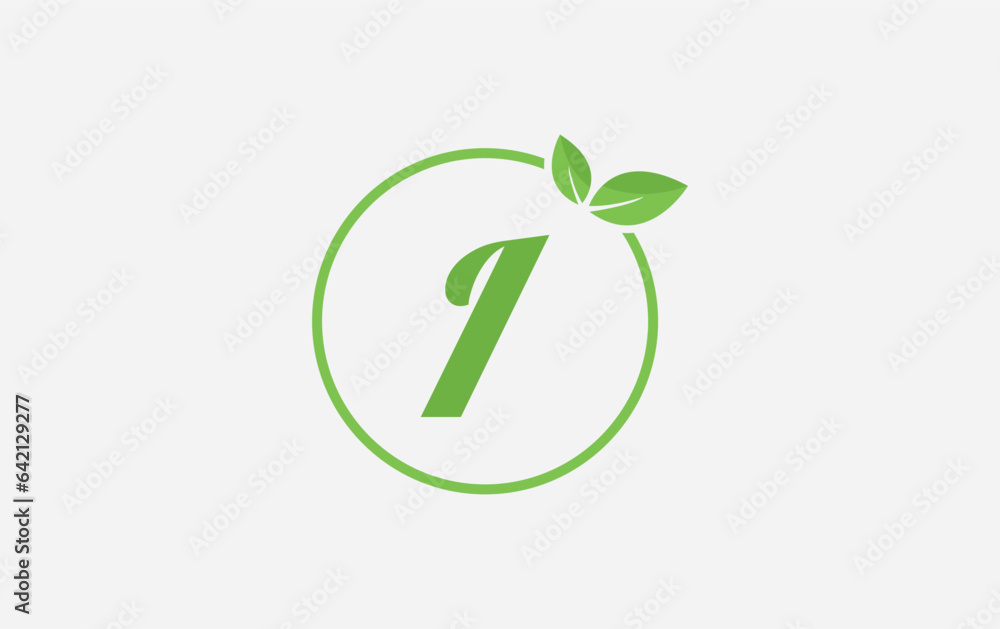 Fresh green leaf logo and nature healthy leaf logo circle design vector Fresh green leaf logo and nature healthy leaf logo circle design vector