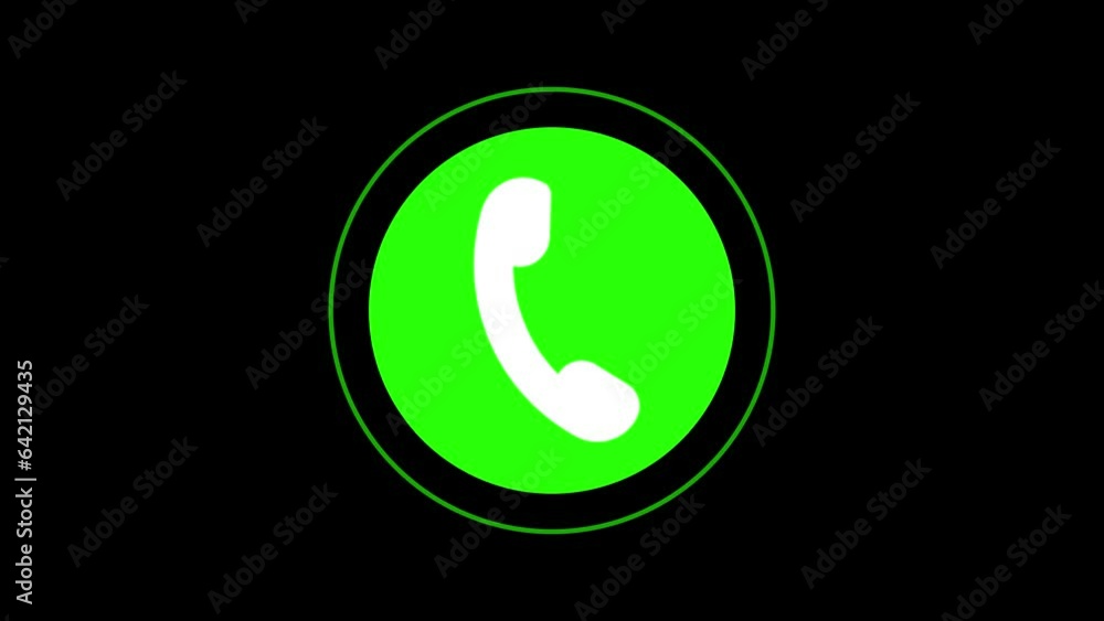 incoming call concept on mobile phone screen animation background. incoming call concept on mobile phone screen animation background.
