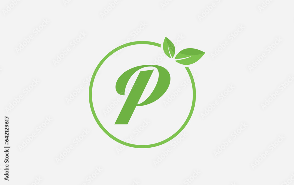 Fresh green leaf logo and nature healthy leaf logo circle design vector Fresh green leaf logo and nature healthy leaf logo circle design vector