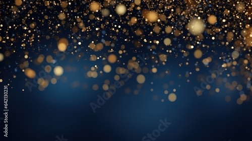 Photo Gold glitzernder Hintergrund für Banner und als Grundlage für Text und Produkte zum Thema Weihnachten, Feiern oder Geburtstag