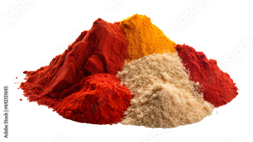 Fototapeta Naklejka Na Ścianę i Meble -  Aromatic spices seasonings powder isolated on transparent background