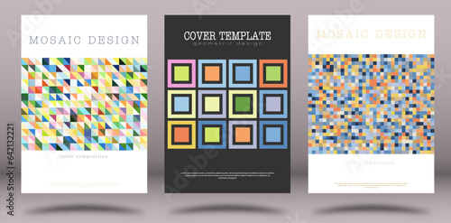 A set of templates for backgrounds, covers, screensavers, websites and creative ideas in different styles. Layout for interior ideas, corporate style and decorative creativity