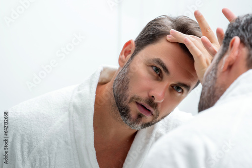 Принти на полотні Mens beauty cosmetics, male beauty and skincare