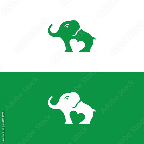elephant vector logo.Elephant illustrations,Elephant icon.