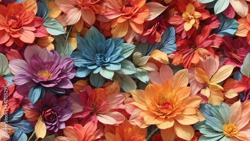 flowers background pattern