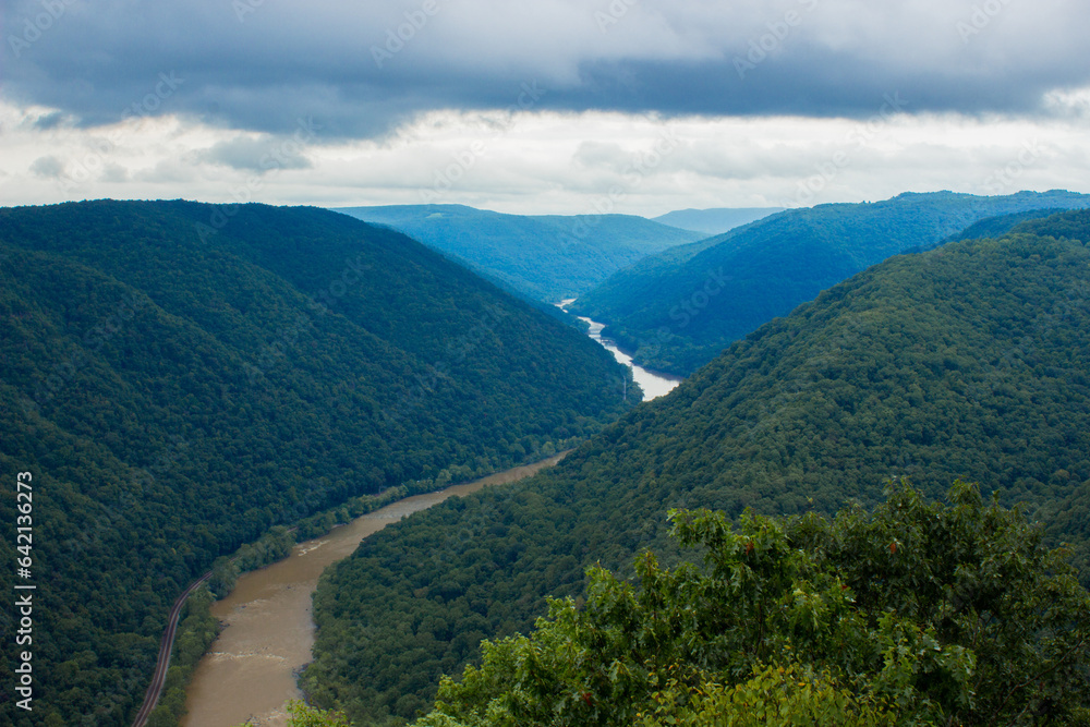 New River Between the Mountains 1