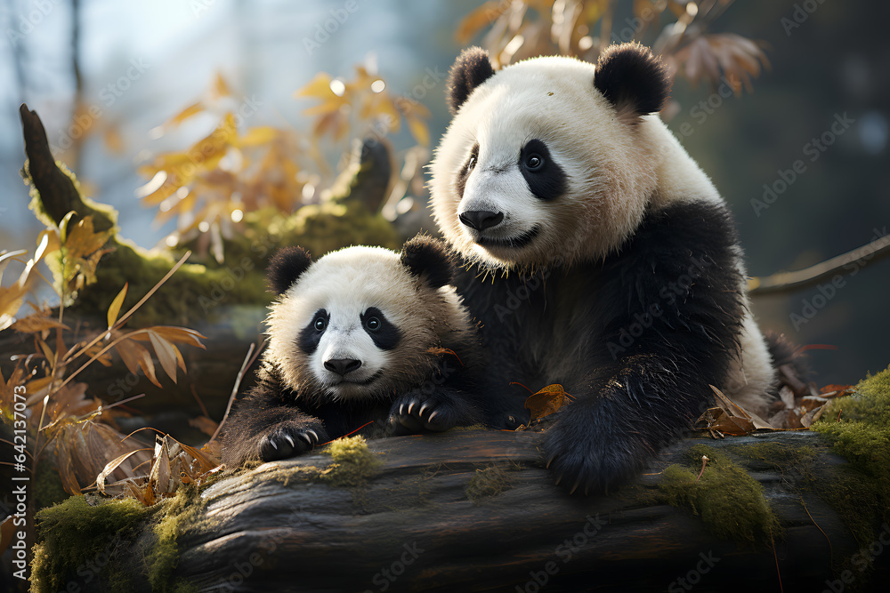 Fototapeta premium 大熊猫panda